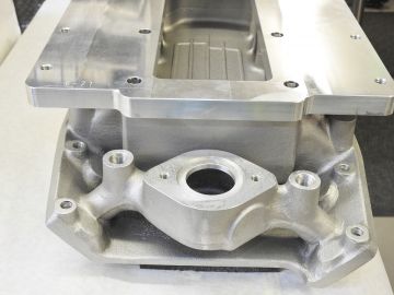 Magnum INDY Blower Manifold for-SB MoPar  ( Straight Down)   Heads NOT Stock  w  Mod-Man w Top Plate